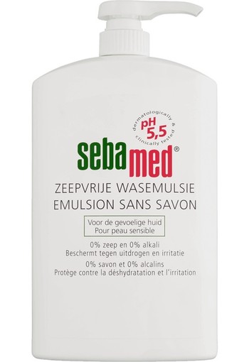 Sebamed Zeepvrij wasemulsie pomp (1 liter)