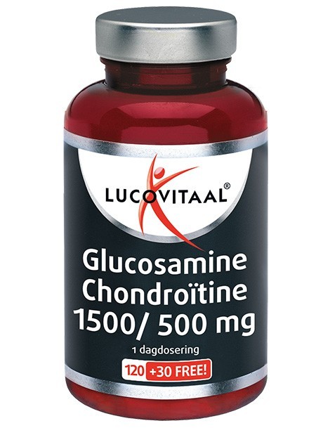 Lucovitaal Glucosamine/chondroitine Pot 120+30 tb