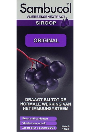 Sambucol Vlierbessensiroop original (120 ml)