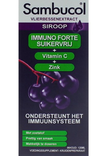 Sambucol Immuno Forte Suikervrij  | Sambucol Suikervrij (120 ml)
