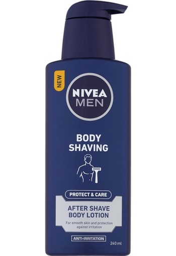 NIVEA MEN Protect & Care Body Shaving Aftershave Body Lotion 240 ml