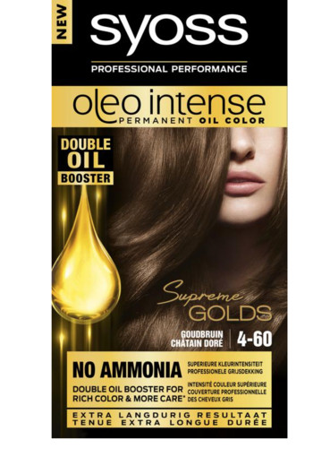 Syoss Color Oleo Intense 4-60 goudbruin haarverf (1 set)