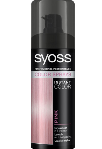 Syoss Colors spray candy pink (1 Stuks)