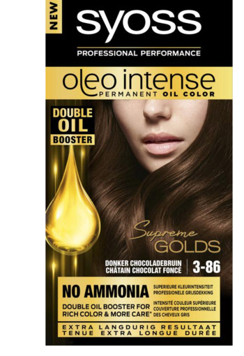 Syoss Color Oleo Intense 3-86 chocoladebruin haarverf (1 set)