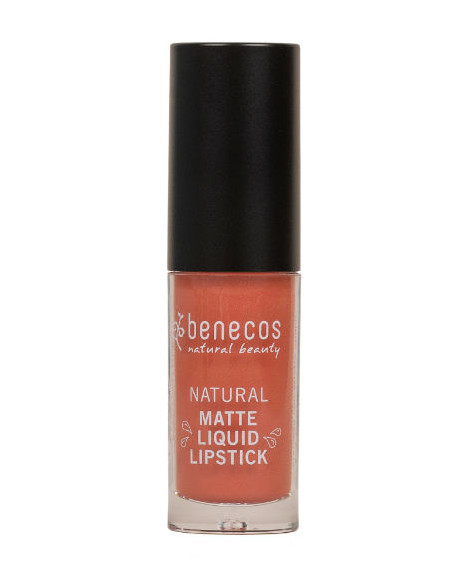 Benecos Lippenstift liquid mat coral kiss (5 Milliliter)