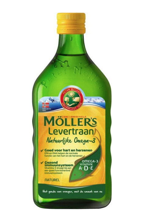 Mollers Omega-3 levertraan naturel (250 Milliliter)