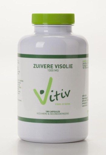 Vitiv Zuivere visolie 1000mg (100 Capsules)