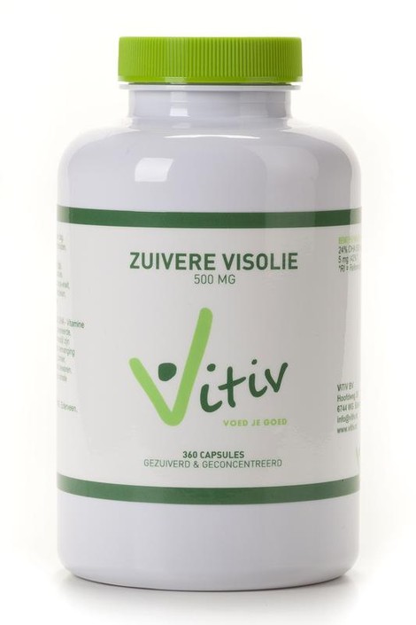 Vitiv Zuivere visolie 500mg (360 Capsules)