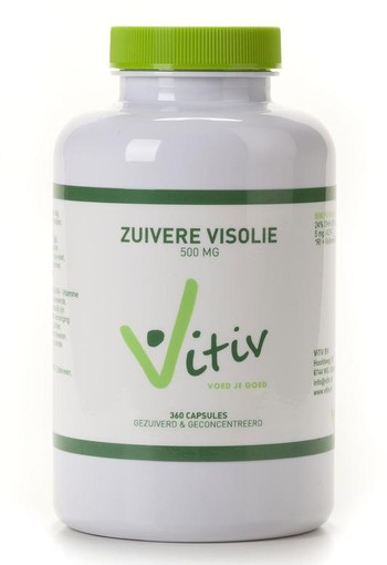 Vitiv Zuivere visolie 500mg (360 Capsules)