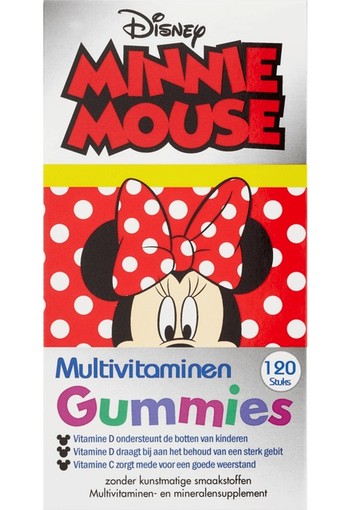 Disney Minnie Mouse Gummies Multivitaminen 300 gram