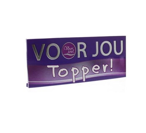 Voor Jou! Wensreep topper (70 Gram)