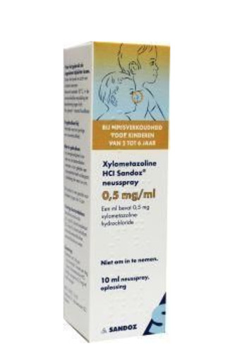 Sandoz Xylometazoline 0.5 mg/ml spray (10 Milliliter)