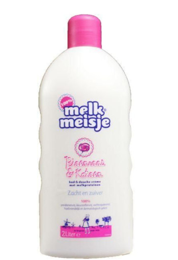 Melkmeisje Bad & douche pioenroos (2 Liter)