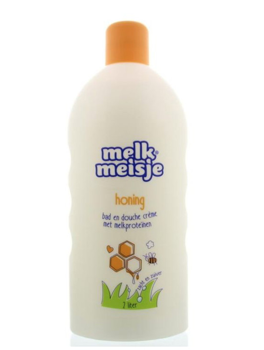 Melkmeisje Bad en douche honing (2 Liter)