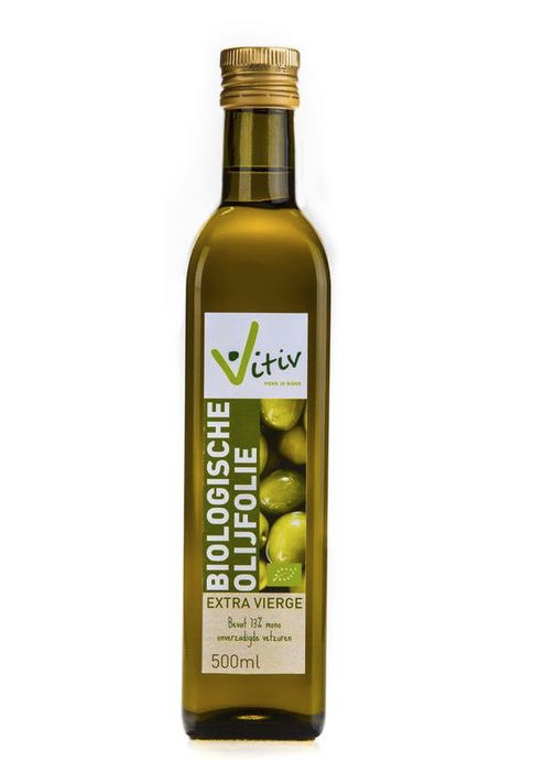 Vitiv Olijfolie Spaans extra virgin bio (500 Milliliter)