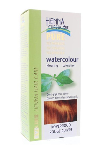 Henna Cure & Care Watercolour koperrood (5 Gram)