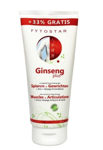 Fytostar Ginseng plus spiercreme +33% (200 Milliliter)