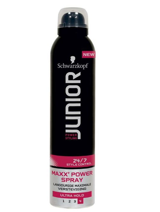 Junior Power Junior haarspray maxx power level 4 (250 ml)