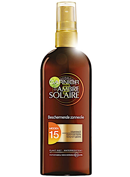 Garnier Ambre Solaire beschermende Oil Spf15 150ml