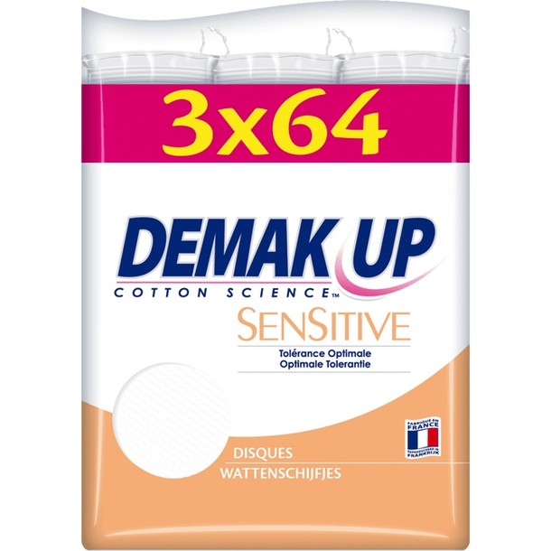 Demak'up Sensitive Wattenschijfjes 192 stuks