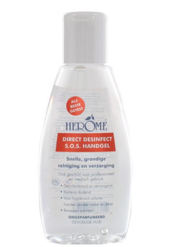 Herome Direct desinfect ongeparfumeerd sensitive (75 Milliliter)