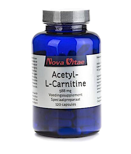 Nova Vitae Acetyl L Carnitine 500 Mg 120ca