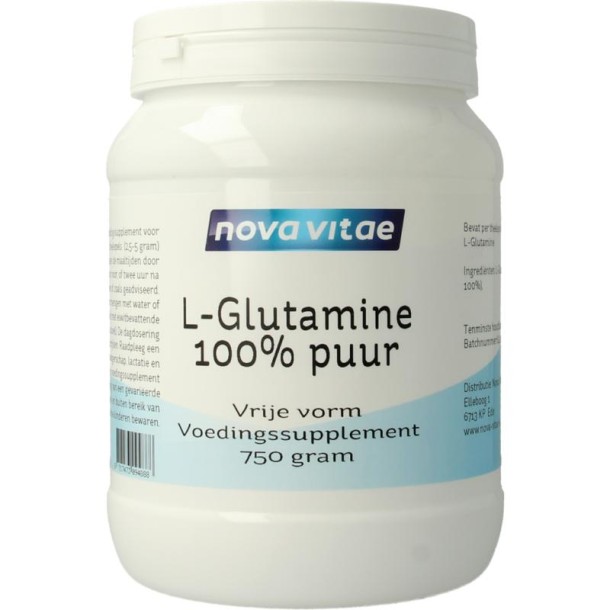 Nova Vitae L-Glutamine 100% puur (750 Gram)