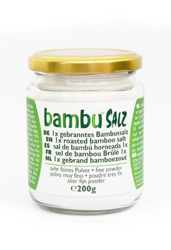 Bambu Salz Bamboezout zeer fijn 1x gebrand (200 Gram)