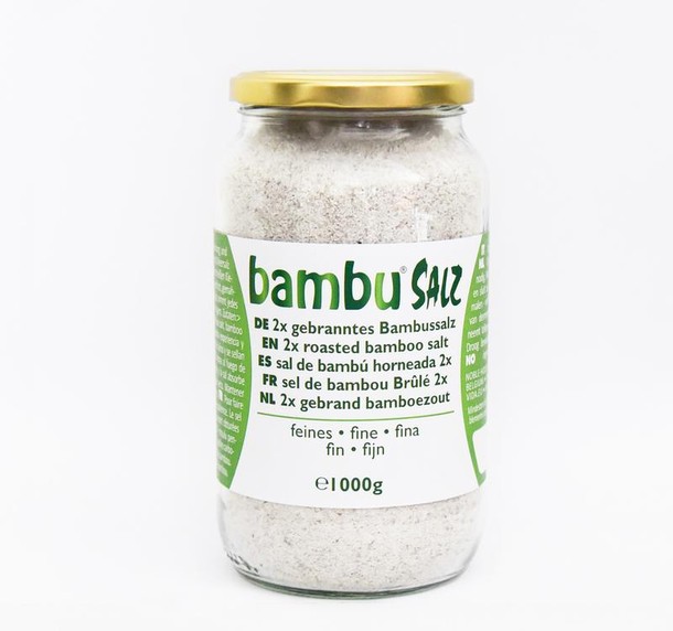 Bambu Salz Bamboezout fijn 2x gebrand (1 Kilogram)