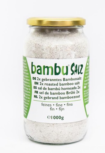 Bambu Salz Bamboezout fijn 2x gebrand (1 Kilogram)