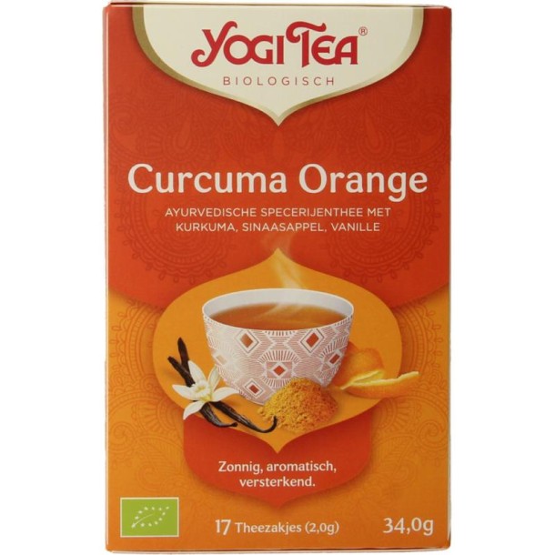 Yogi Tea Curcuma orange bio (17 Zakjes)