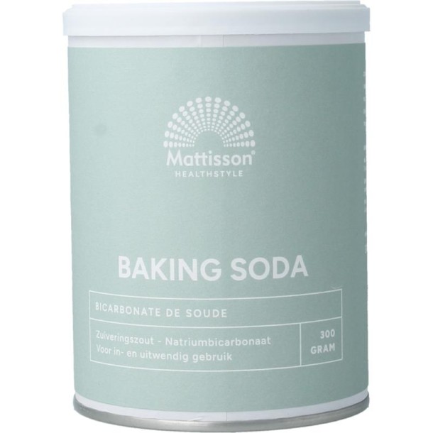 Mattisson Baking soda zuiveringszout natriumbicarbonaat (300 Gram)