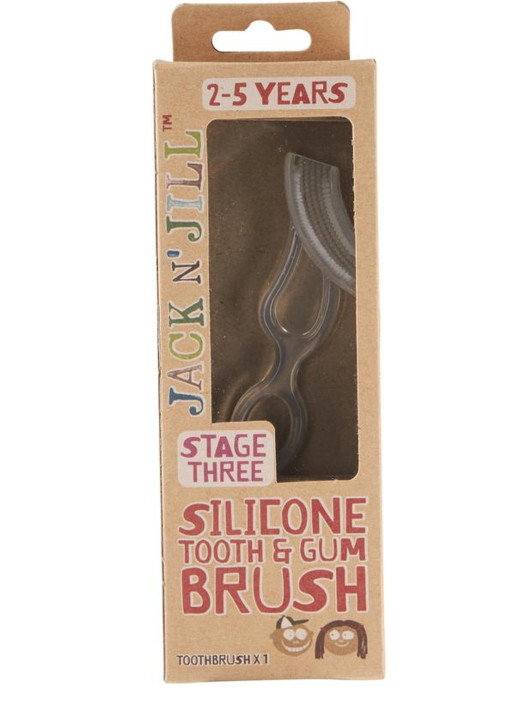 Jack n Jill Silicone tooth & gum brush (1 Stuks)