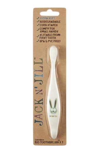 Jack n Jill Bio toothbrush bunny extra soft (1 Stuks)