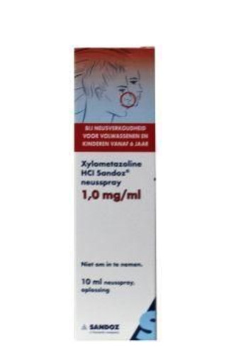 Sandoz Xylometazoline 1 mg/ml spray (10 Milliliter)
