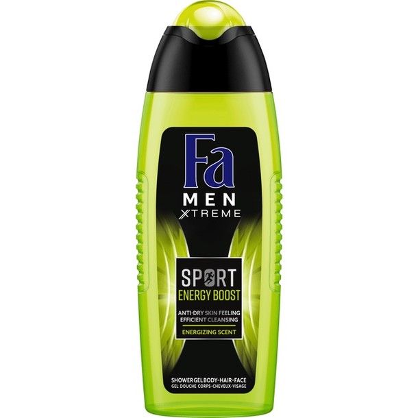 FA Men douchegel sport double power boost 250 ml