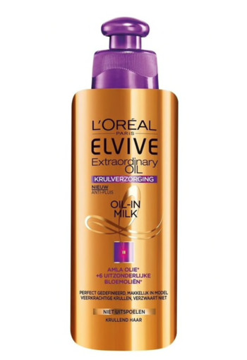 Loreal Elvive krulverzorgende olie/melk 200 ml