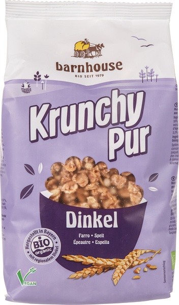 Barnhouse Krunchy pur spelt suikervrij bio (375 Gram)