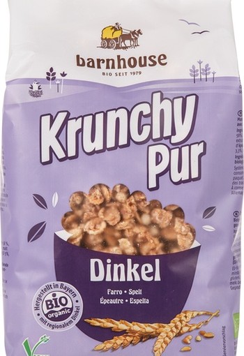 Barnhouse Krunchy pur spelt suikervrij bio (375 Gram)