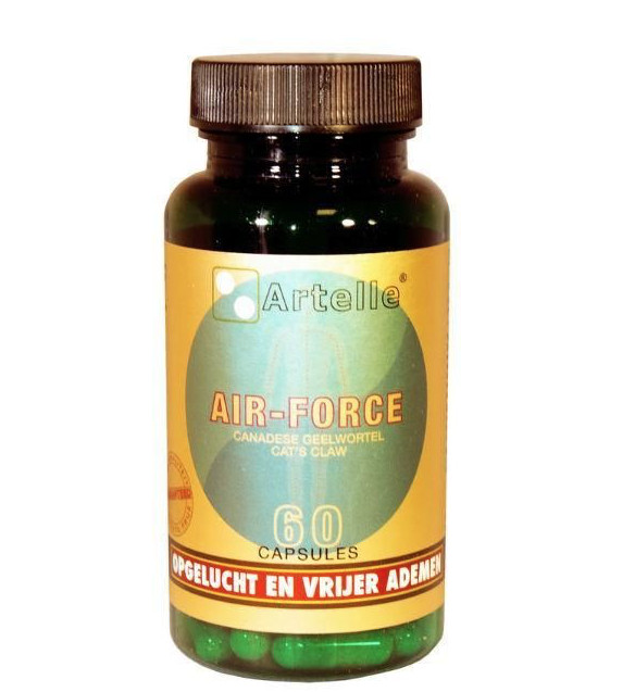 Artelle Air-force Canadese geelwortel cat's claw (60 Capsules)