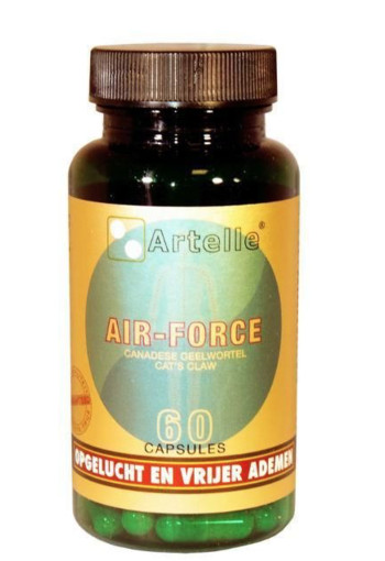Artelle Air-force Canadese geelwortel cat's claw (60 Capsules)