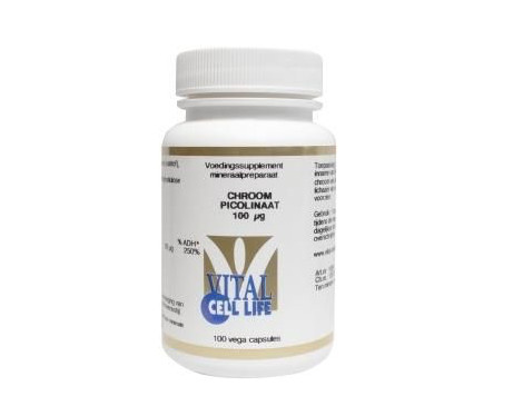 Vital Cell Life Chroom picolinaat 100 mcg (100 Capsules)