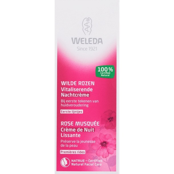 Weleda Wilde rozen vitaliserende nachtcreme 30 ml