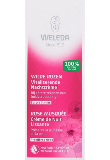 Weleda Wilde rozen vitaliserende nachtcreme 30 ml