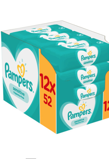 Pampers Sensitive Babydoekjes 12-pak 624 stuks