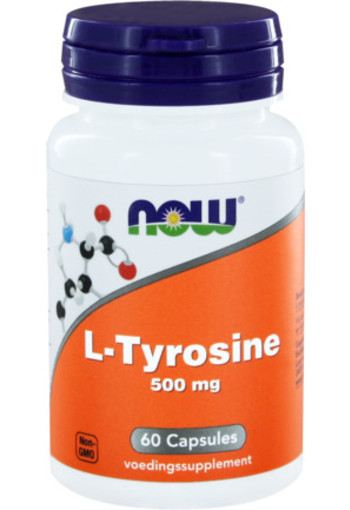 Now L-tyrosine 500 Mg 60ca