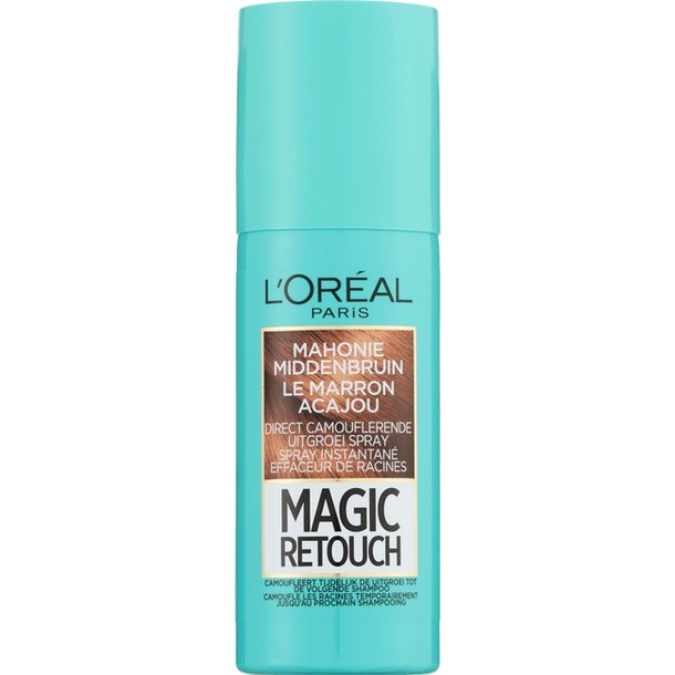 L'Oréal Paris Magic Retouch Uitgroei Camouflage Spray 6 Mahonie Middenbruin
