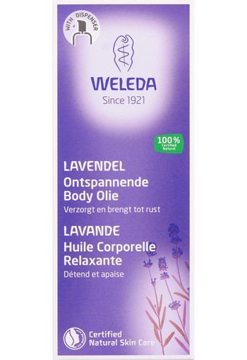 Weleda Lavendel ontspannende body olie 100 ml