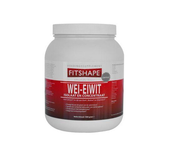 Fitshape Wei eiwit vanille (2 Kilogram)