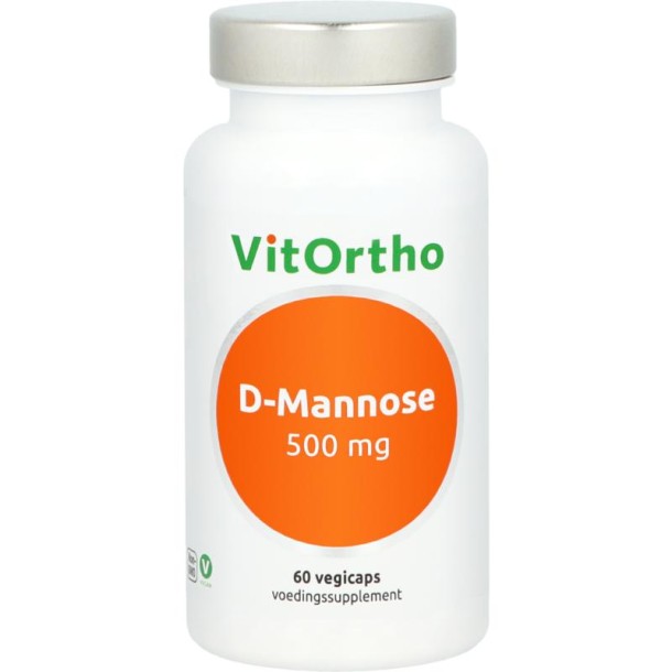 Vitortho D Mannose 500 mg (60 Vegetarische capsules)